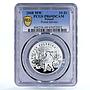 Poland 10 zlotych Polish Postal Service Delivery Man PR69 PCGS silver coin 2008