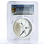 Marshall Islands 50 dollars First Flyby of Jupiter PR67 PCGS silver coin 1989
