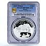 Russia 3 rubles Foundation of Derbent Dagestan Camel PR70 PCGS silver coin 2015