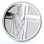 Poland 10000 zlotych Vatican Pope Jan Paul II proof silver piedfort coin 1989