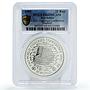 Seychelles 25 rupees FAO Fisherie Conference PR69 PCGS silver piedfort coin 1983