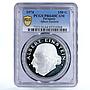 Paraguay 150 guaranies Science Albert Einstein PR64 PCGS silver coin 1974