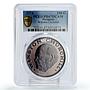 Paraguay 150 guaranies Minister Winston Churchill PR67 PCGS silver coin 1974