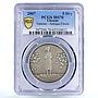 Ukraine 5 hryvnias Holodomor Famine Pople Tragedy MS70 PCGS NiAg coin 2007