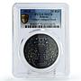 Belarus 20 rubles Zodiac Singns series Gemini MS70 PCGS silver coin 2014