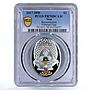 Niue 1 dollar Jesus Christ Resurrection Faberge Egg PR70 PCGS silver coin 2017