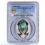 Niue 1 dollar Imperial Pansy Faberge Egg Art PR70 PCGS silver coin 2020