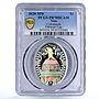 Niue 1 dollar Colonnade Faberge Egg Angel Statue Art PR70 PCGS silver coin 2020