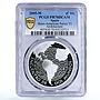 Spain 10 euro Encounter of Two Worlds Architecture PR70 PCGS silver coin 2005
