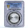 Nicaragua 10 cordobas Historical Coins Un Cordoba PR69 PCGS silver coin 2010