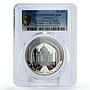 Andorra 10 diners World of Wonders Taj Mahal Palace PR69 PCGS silver coin 2009