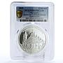 Paraguay 1 guarani Saint Trinidad Church Architecture PR69 PCGS silver coin 2005