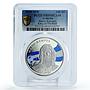 Armenia 100 dram Kings of Football Mario Kempes PR69 PCGS silver coin 2010