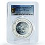 Niue 2 dollars Lunar Calendar Year of the Horse PR68 PCGS colored Ag coin 2014