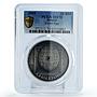 Belarus 20 rubles Velikdzen Easter Egg MS70 PCGS silver coin 2005