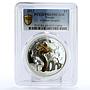 Tuvalu 1 dollar Lunar Calendar Year of the Chinese Dragon PR69 PCGS Ag coin 2012