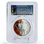 Togo 500 francs Greatest She - Warriors Joan of Arc PR70 PCGS silver coin 2011