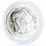 Australia 1 dollar Lunar Calendar series II Year of Dragon silver coin 2012