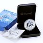 Australia 1 dollar Antarctic Territory Emperor Penguin Fauna silver coin 2012