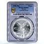 Mexico 1 onza Libertad Angel of Independence MS69 PCGS silver coin 1998