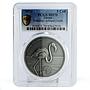 Ghana 5 cedis Endangered Wildlife Flamingo Bird Fauna MS70 PCGS silver coin 2016