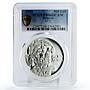 Bulgaria 500 leva European Community St.Theodor Stratilat PR66 PCGS silver 1993