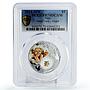 Niue 1 dollar Good Luck Symbols Angel Baby PR70 PCGS colored silver coin 2014