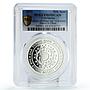 Uzbekistan 50000 som Traditional Navruz Holiday Crescent PR69 PCGS Ag coin 2022