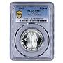 Bulgaria 5 leva 1100th Anniversary Slavonic Alphabet PR67 PCGS silver coin 1963