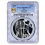 Peru 1 sol Olympic Sports Games Volleyball PR69 PCGS proof silver coin 2007