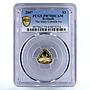 Bermuda 3 dollars The Mary Celestia Ship Clipper PR70 PCGS gold coin 2007