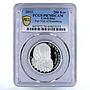 Czech Republic 200 korun Birth of Petr Vok of Rosenberg PR70 PCGS Ag coin 2011