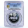 Bulgaria 10 leva The Beginning of the New Millennium PR67 PCGS silver coin 2000