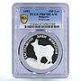 Bulgaria 100 leva Endangered Wildlife Wild Goat Fauna PR67 PCGS silver coin 1993