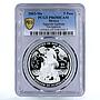 Mexico 5 pesos Acapulco Galleon Ship Clipper PR69 PCGS proof silver coin 2003