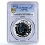 Australia 1 dollar Australian Opal series Koala PR69 PCGS silver coin 2012