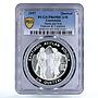 Guatemala 1 quetzal Traditional Female Dance of Sun PR69 PCGS silver coin 1997