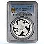Belarus 20 rubles Folk Tales Legend of Bear Animals Fauna PR70 PCGS Ag coin 2012