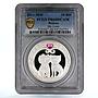 Belarus 20 rubles My Love Cats Lovers Feelings PR68 PCGS silver coin 2011