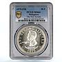 Philippines 50 piso Ferdinand E. Marcos MS64 PCGS silver coin 1975