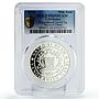 Uzbekistan 50000 som Traditional Navruz Holiday Branches PR69 PCGS Ag coin 2022