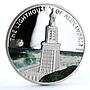 Palau 5 dollars World of Wonders Alexandria Lighthouse Architecture Ag coin 2009