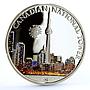 Palau 5 dollars World of Wonders Canadian Tower Architecture silver coin 2011