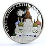 Palau 5 dollars World of Wonders St Basil Cathedral Architecture Ag coin 2010