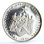 Czechoslovakia 50 korun 50 Years Communist Party Workers proof silver coin 1971