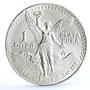 Mexico 1 onza Libertad Angel of Independence silver coin 1988