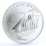 Hungary 2000 forint Old Ship Phoenix Clipper Boat Seafaring silver coin 1998