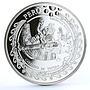 Peru 1 sol Indians Ship Boat Sailing Moche Ceramic Crafts proof silver coin 2002