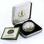 Kazakhstan 500 tenge Endangered Wildlife Agama Lizard Fauna silver coin 2010