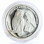 Transnistria 10 rubles Local Red Book Owl Bird Fauna silver coin 2008